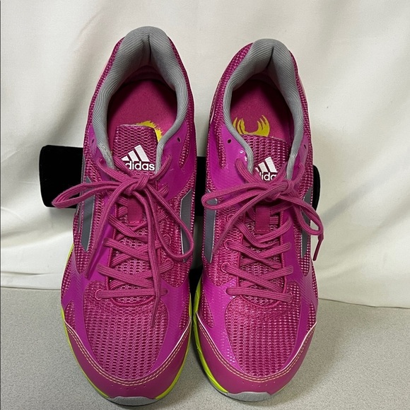 adidas Shoes - Adidas Women's Fuchsia and Lime Sneakers